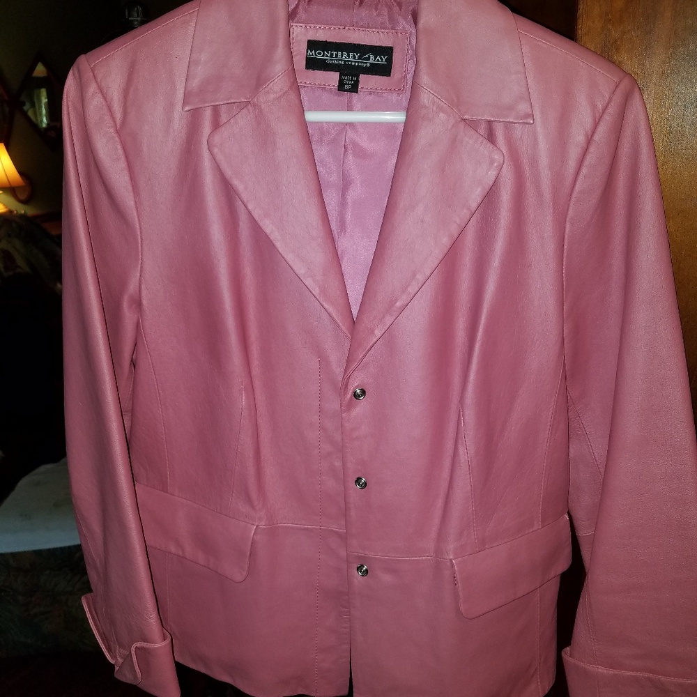 Leather Jacket, Pink